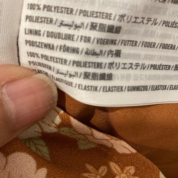 Hollister Brown Floral Mini Dress - Picture 3 of 3